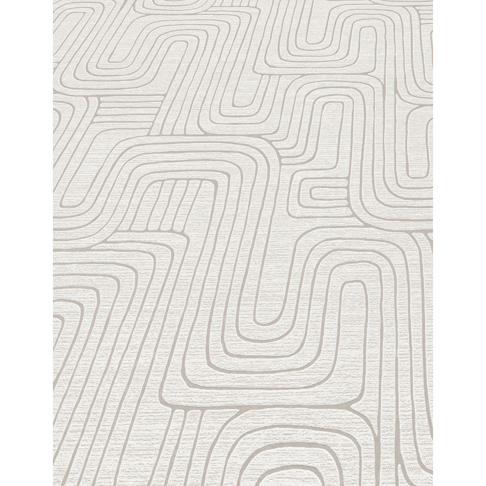 Erismann Rondo Linear Natural Cream Wallpaper Image 4