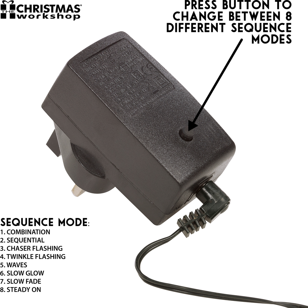 The Christmas Workshop 600 Warm White LED String Light Image 6