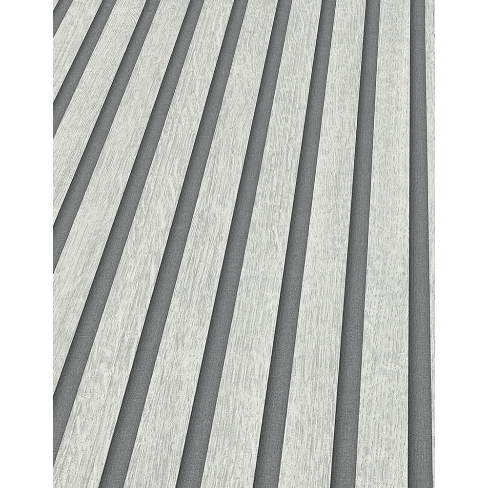 Erismann Acoustic Panel Wood Slat Grey Wallpaper Image 4