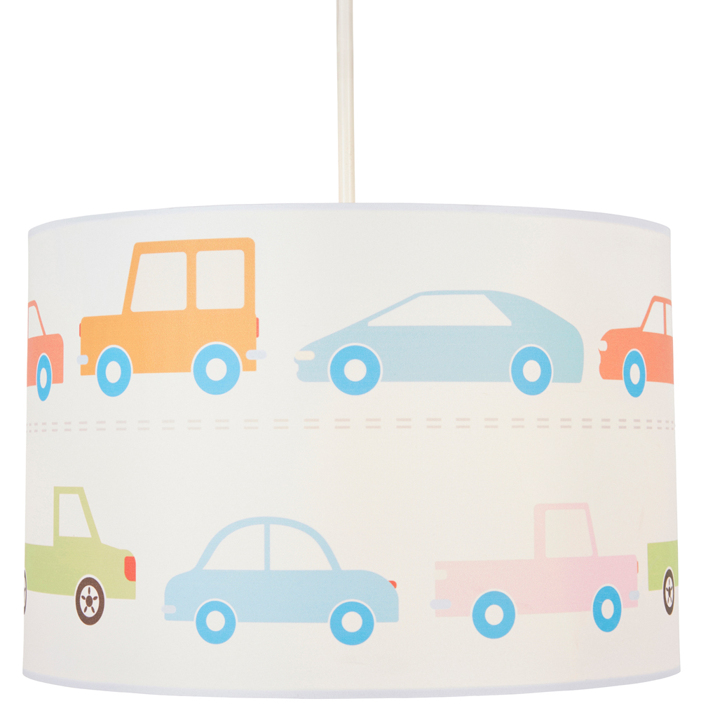 Glow Easyfit White Cars Lamp Shade Image 3