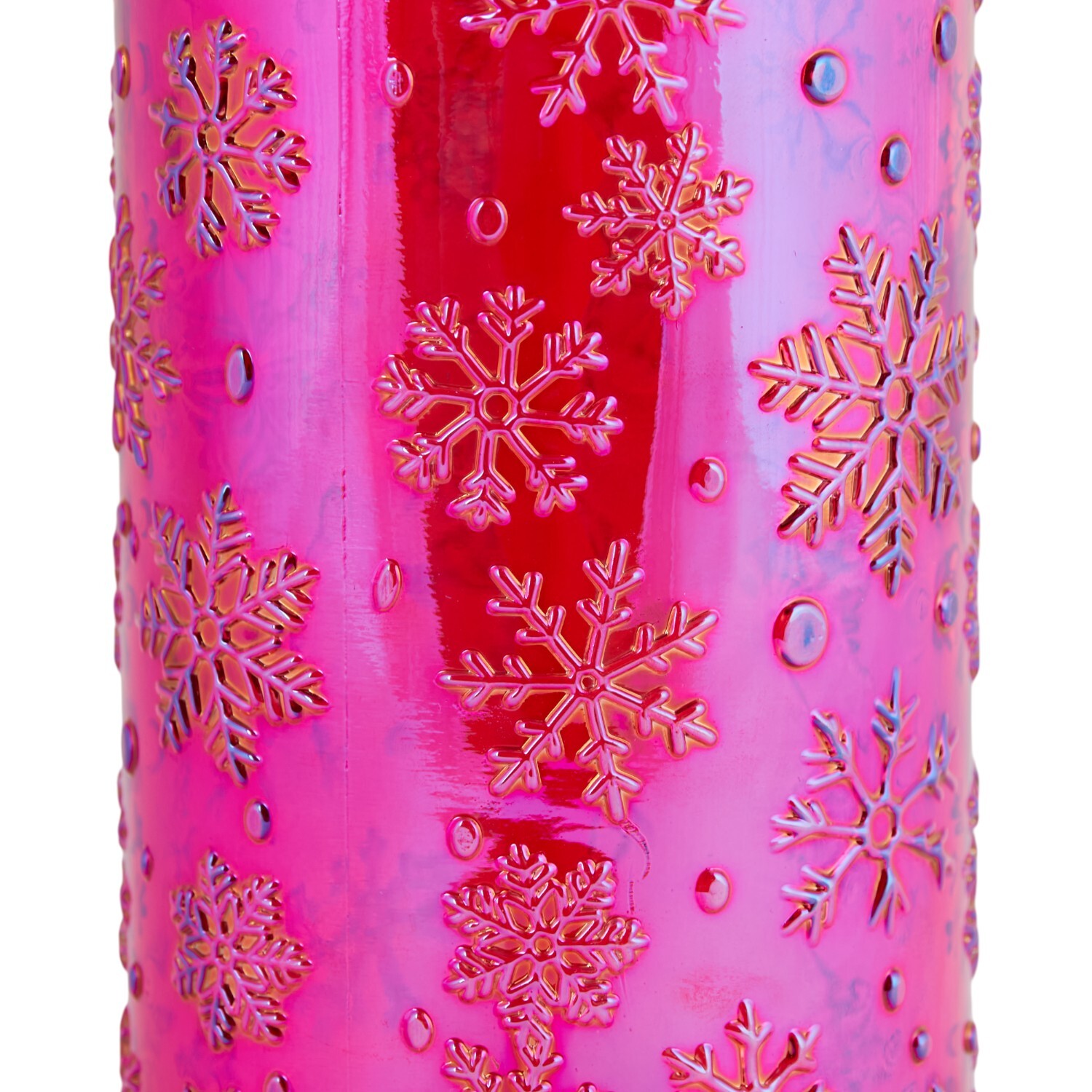 Xmas Iridescent Glass Jar Image 2