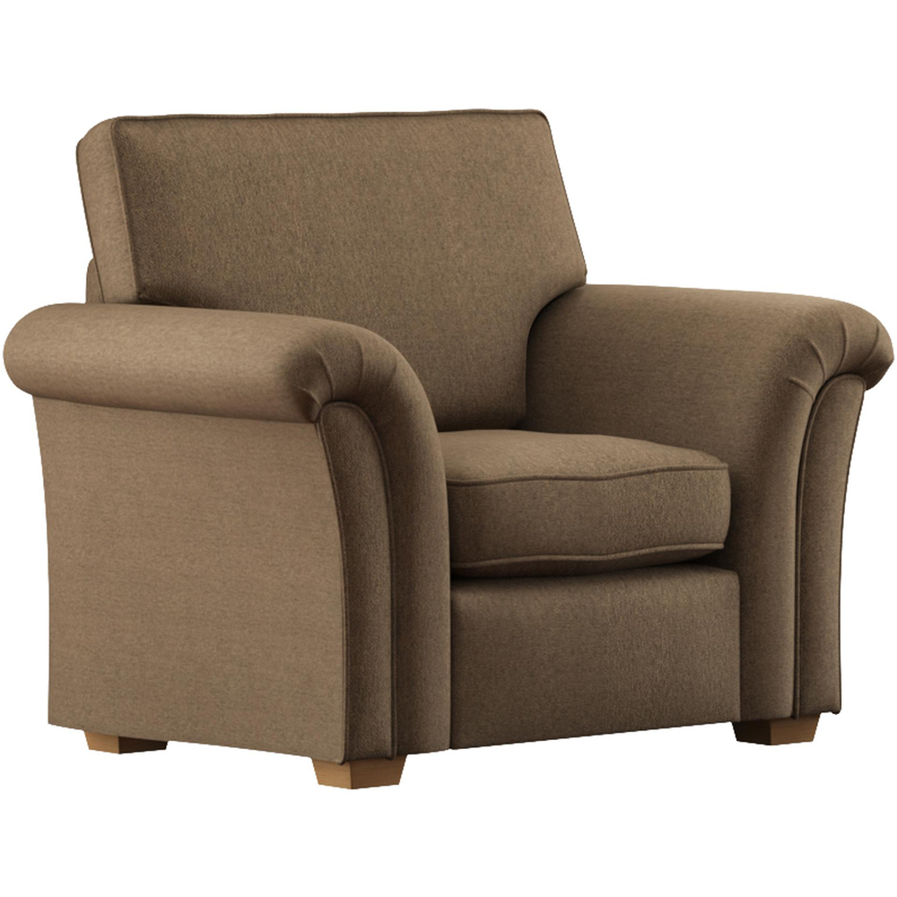 Castleacre Venice Nutmeg Fixed Back Armchair Image 2