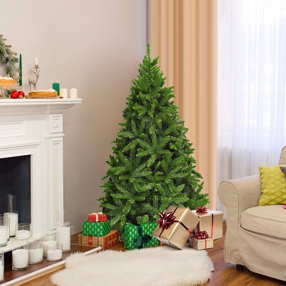 Costway PVC Tips Artificial Christmas Tree 5ft Image 2