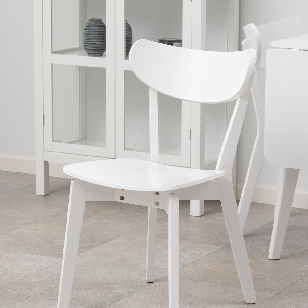 Florence Roxby 4 Seater Extending Square Dining Table White Image 8