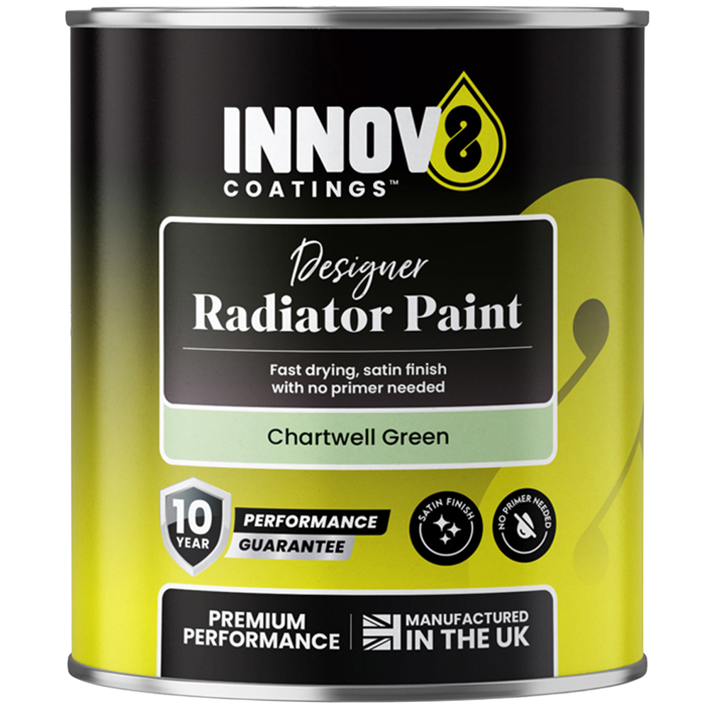 Green Radiator Paint Sample Innov8 Coatings Chartwell Green Radiator Paint 750ml | Homebase