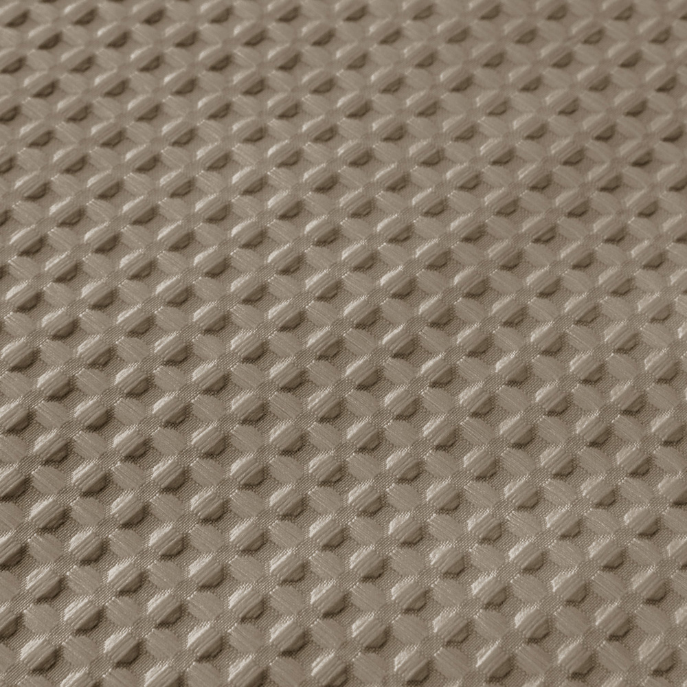 Velosso Waffle Natural Blackout Curtains 137 x 168cm Image 2