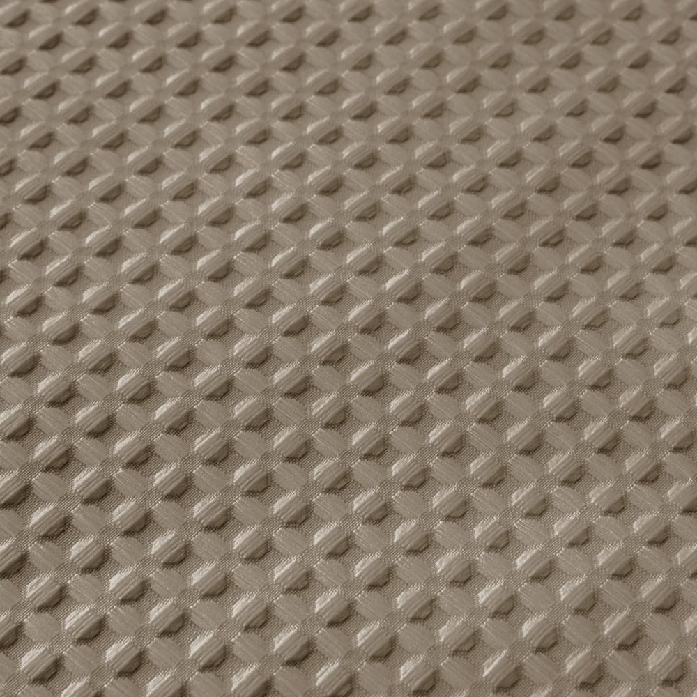 Velosso Waffle Natural Blackout Curtains 183 x 168cm Image 2