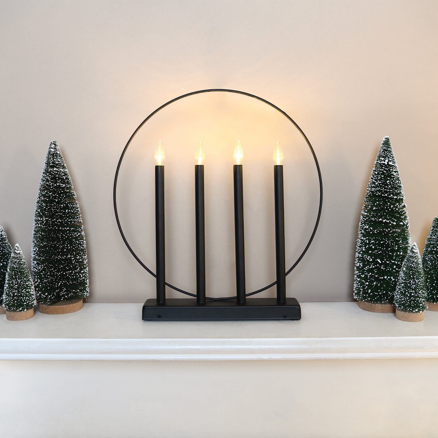 Circular Candle Bridge - Black Image 2