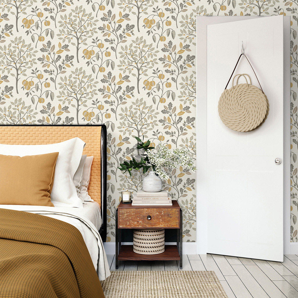 Crown Rowan Autumn Trees Natural Wallpaper Image 4