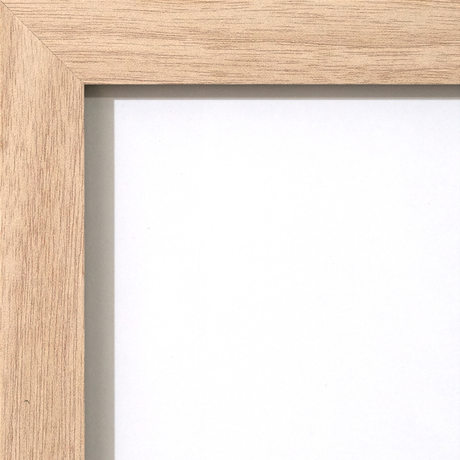 Wood Effect Wall Mounted Photo Frame Natural 8 x 6 inch Image 3