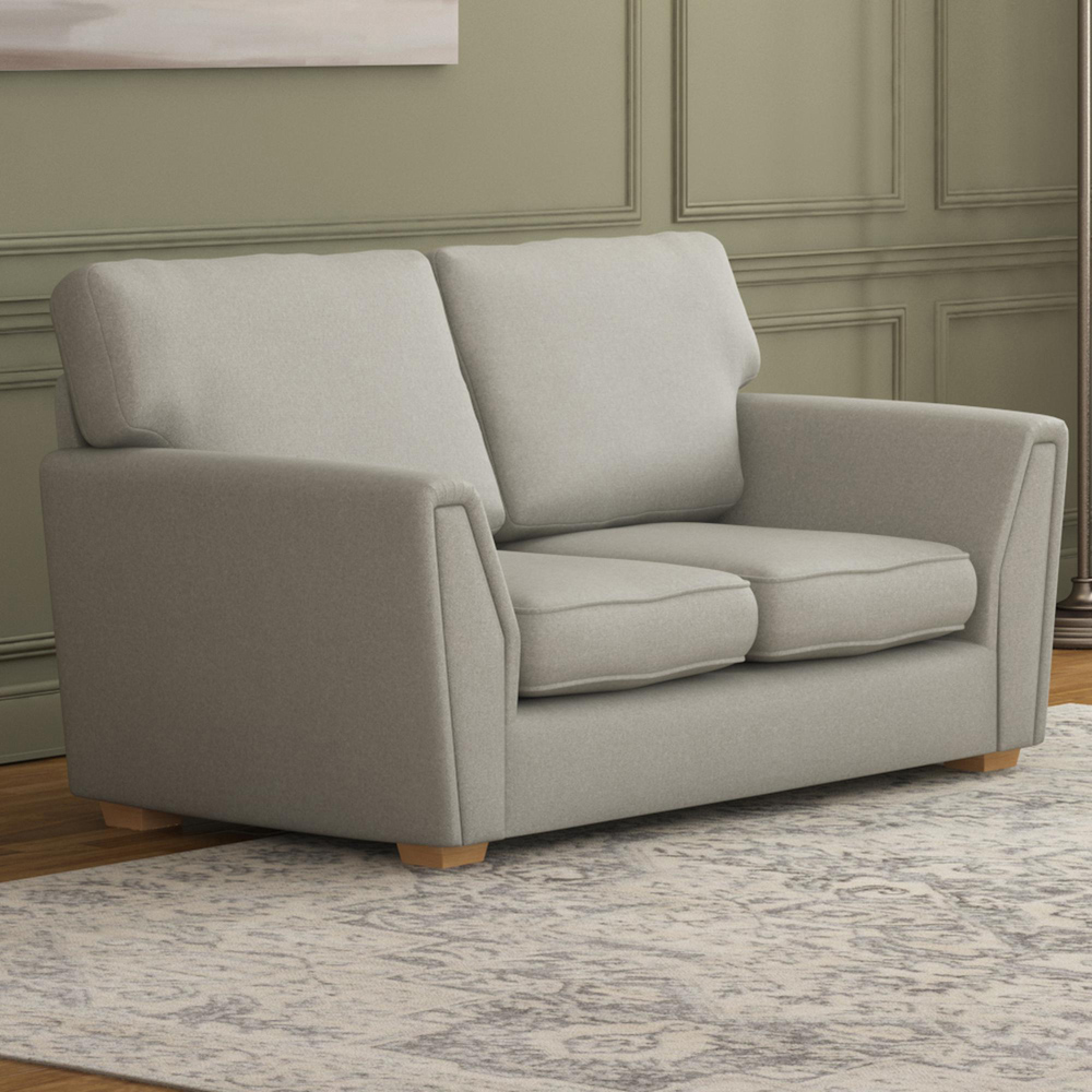 Wendleberry 5 Seater Mink Venice Fixed Back Sofa Set Image 4