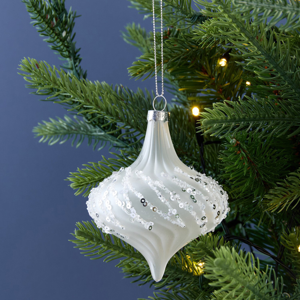 Icy Sequin Bauble Image 2