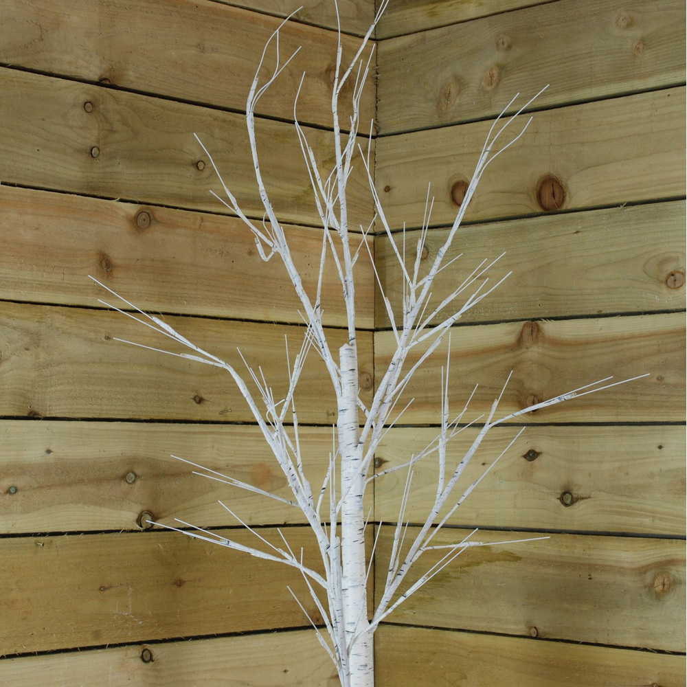 Samuel Alexander Warm White LED Indoor Outdoor Christmas Birch Tree 8ft Image 3