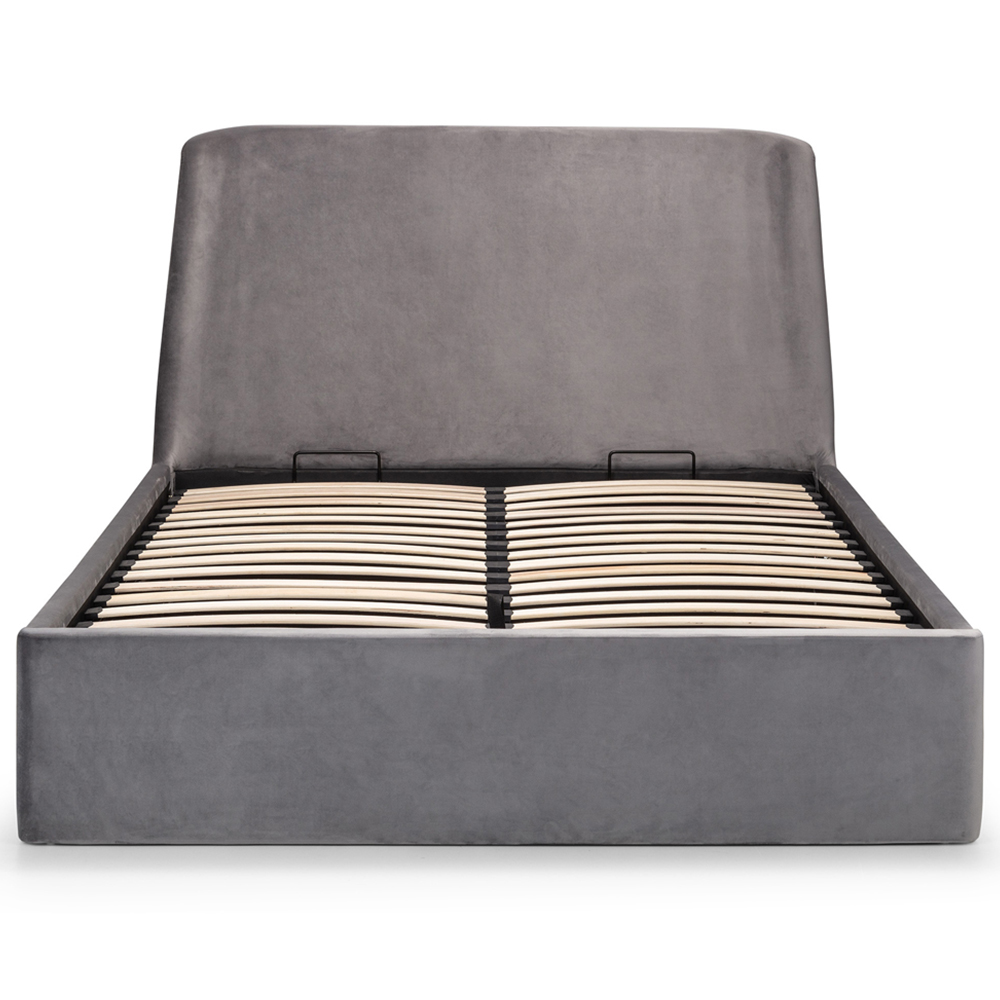 Julian Bowen Frida Double Grey Storage Ottoman Bed Image 3
