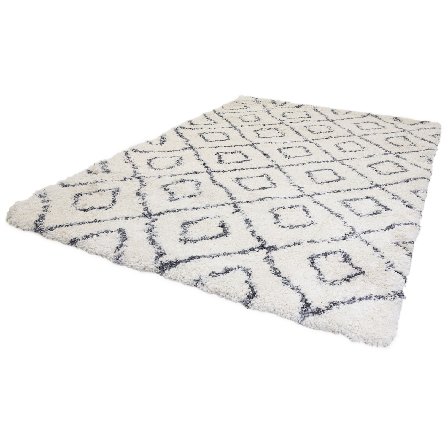 Alto Rhombus Rug - Cream / Small Diamond / 66cm Image 2