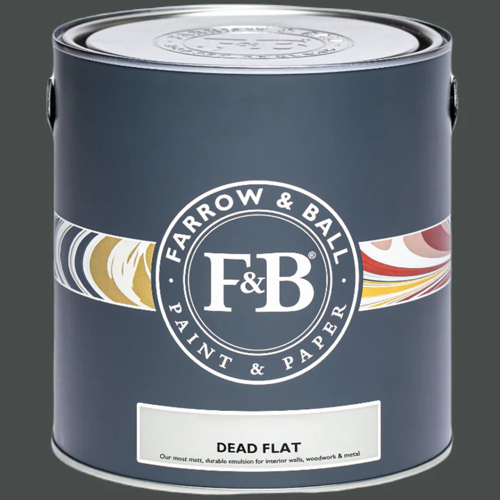 Farrow & Ball Dead Flat Studio Green Matt Paint 2.5L Image 2