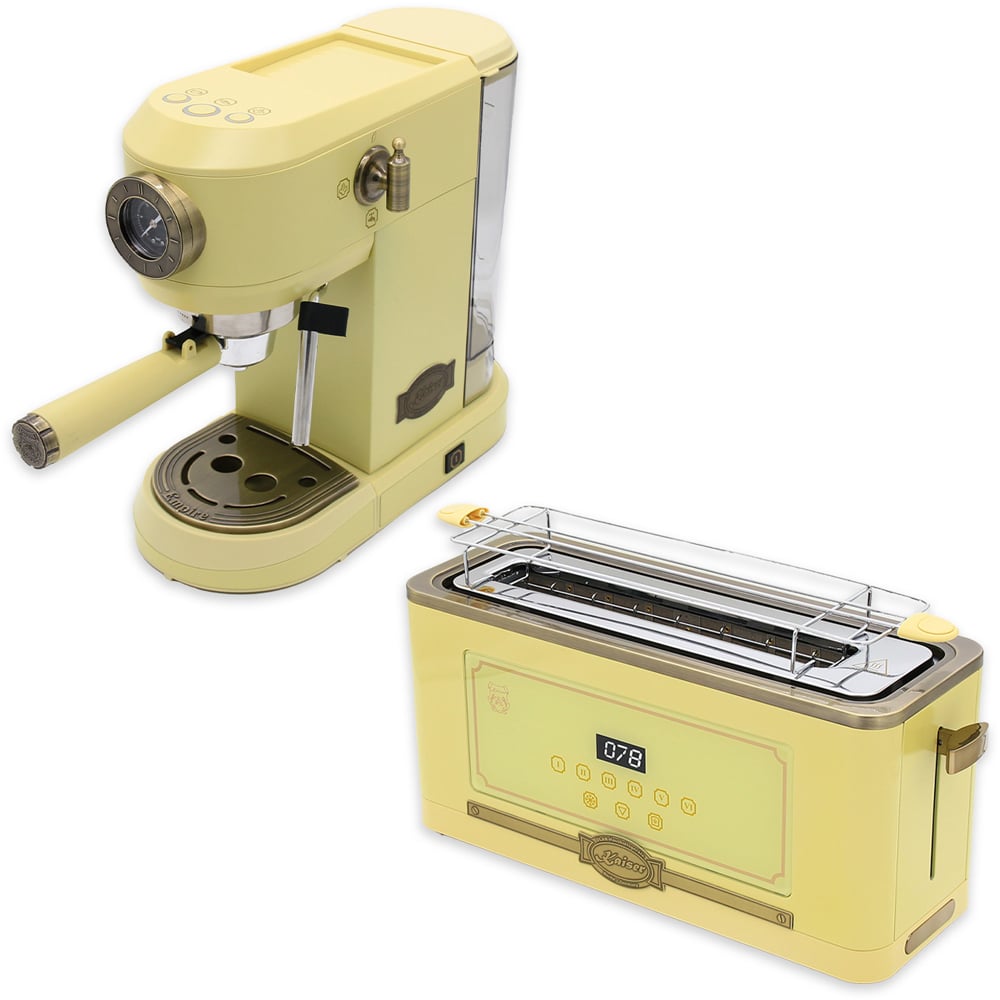 Kaiser Empire Ivory Espresso Coffee Machine and Toaster Bundle Image 1