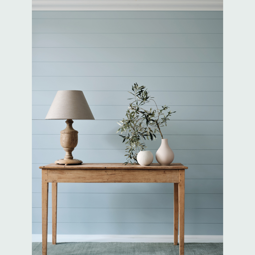Farrow & Ball Interior Wood and Metal 269 Cabbage White Flat Eggshell Paint 2.5L Image 4