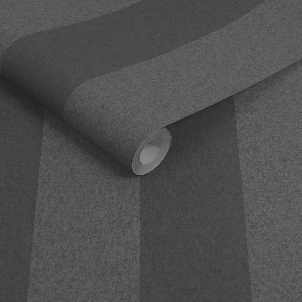 Superfresco Easy Regent Stripe Charcoal Wallpaper Image 2