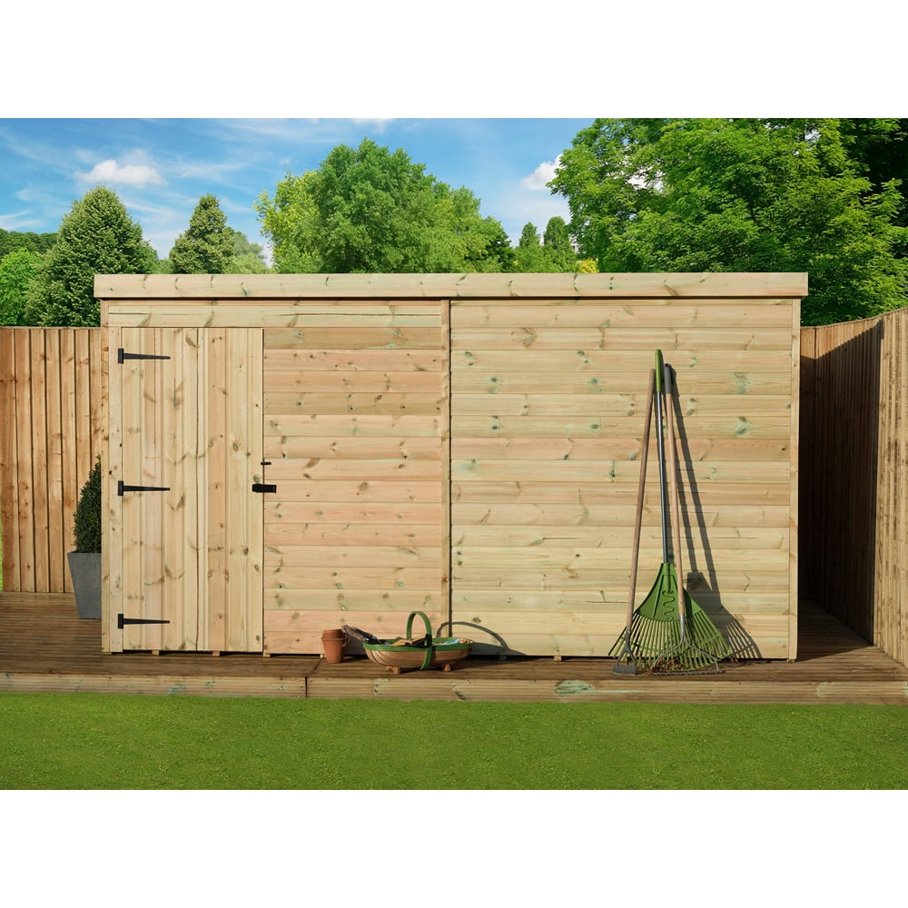 Empire Sheds 1000 8 x 8ft Tongue and Groove Pent Garden Shed Image 3