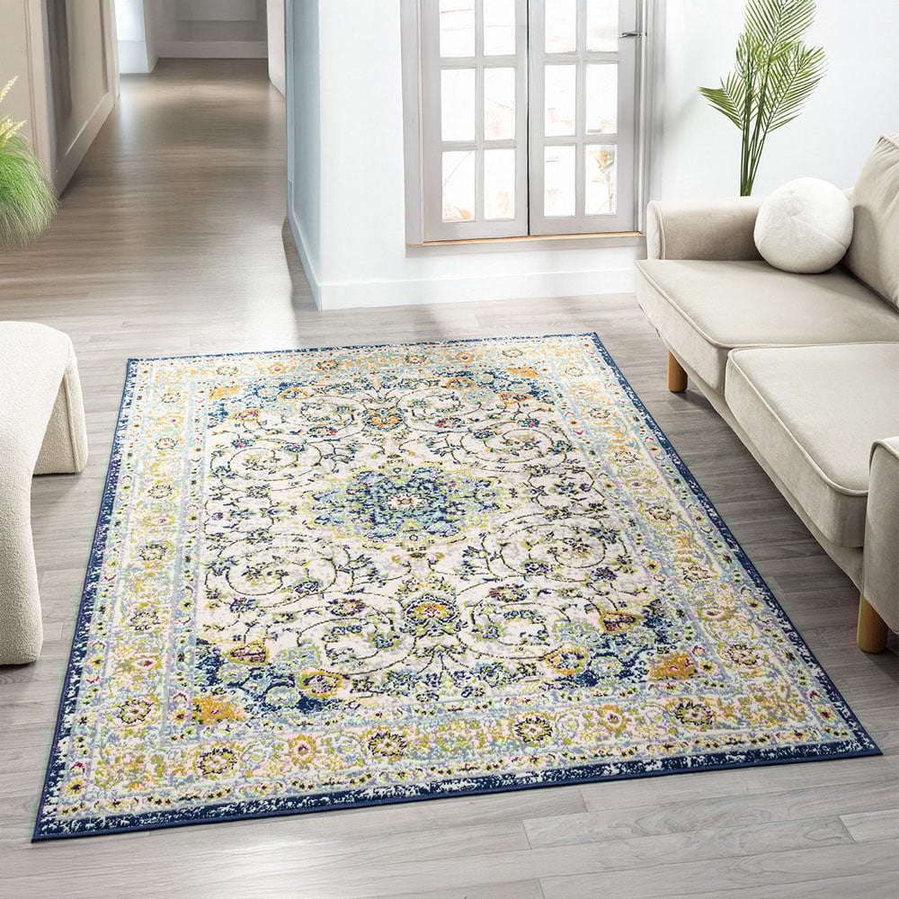 Desire Rugs San Marino Multicolour Medallion Floral Rug 160 x 230cm Image 2