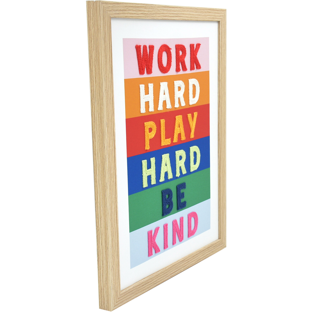 Bright Motivational Tufted Framed Wall Art Image 4