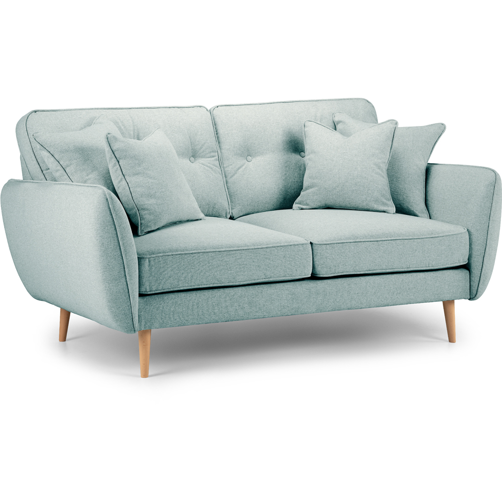 Opry Faro 2 Seater Button Back Aqua Sofa Image 2