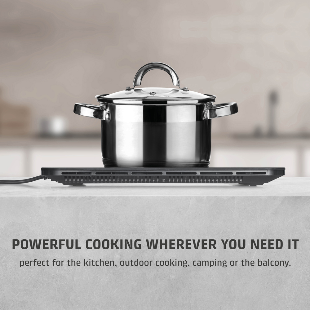 CASO Design Caso ProSlim 2000 Black Portable Induction Hob 2000W Image 2