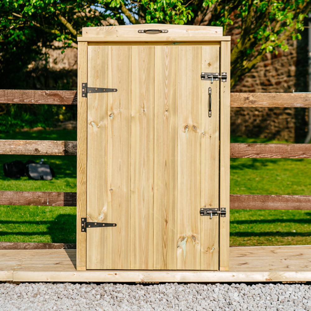 The Garden Village Chatburn 240L Single Wheelie Bin Shed Image 2