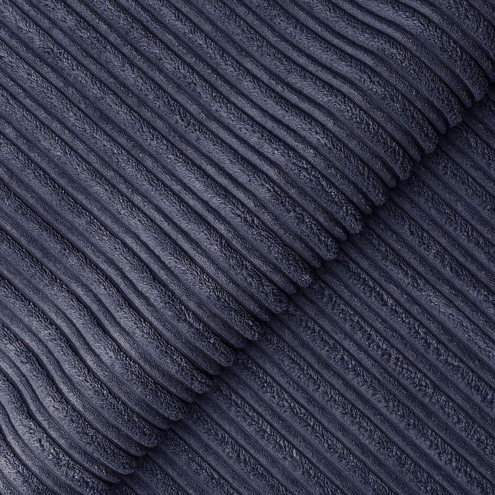 Luxor 4 Seater Navy Blue Jumbo Cord Scatter Back Sofa Image 5