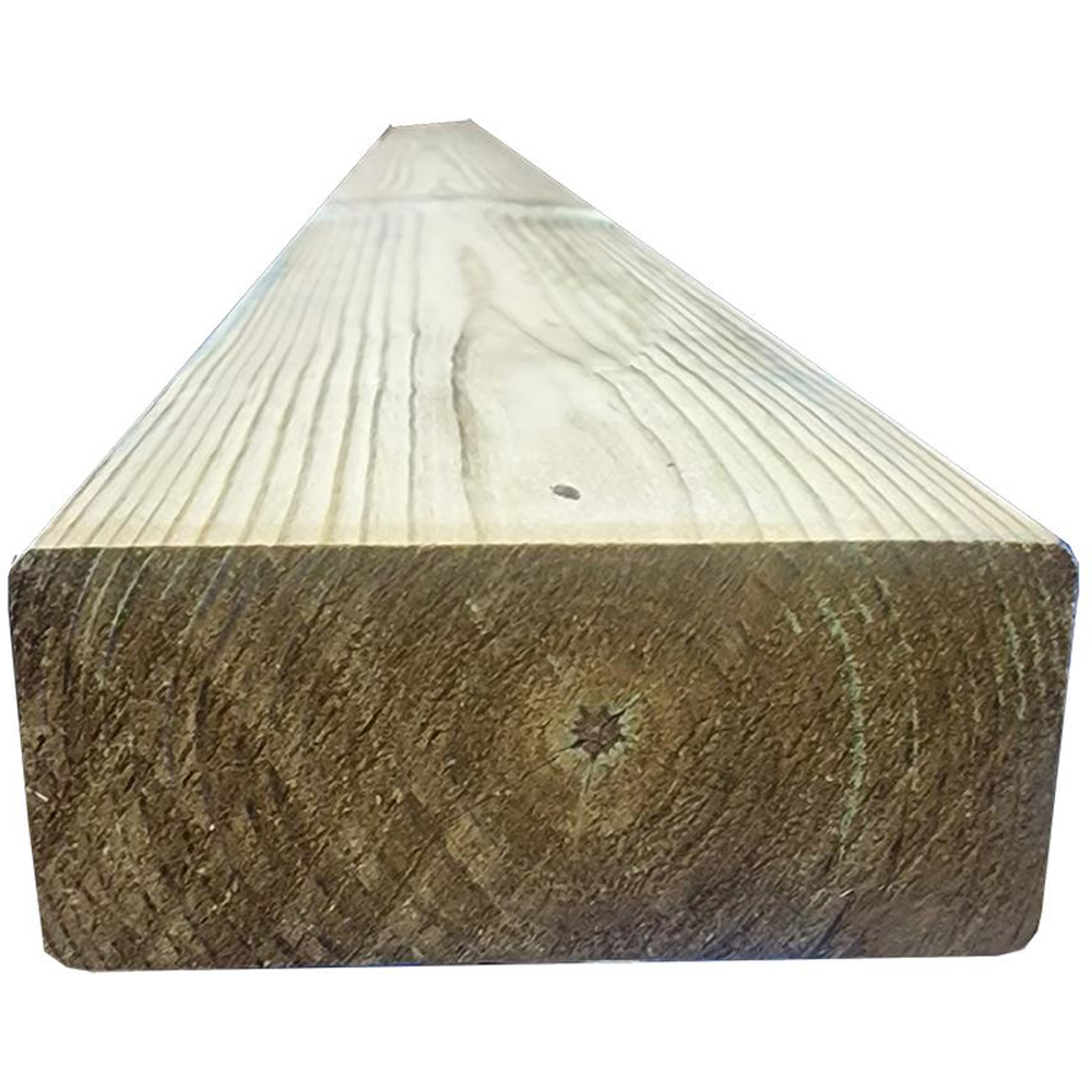 Snowdon Timber 4 x 2 inch Pressure Treated Garden CLS Decking Joist 2.4m x 89mm 4 Pack Image 2