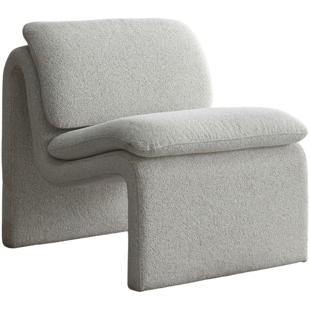 Soho Cream Boucle Accent Chair Image 2
