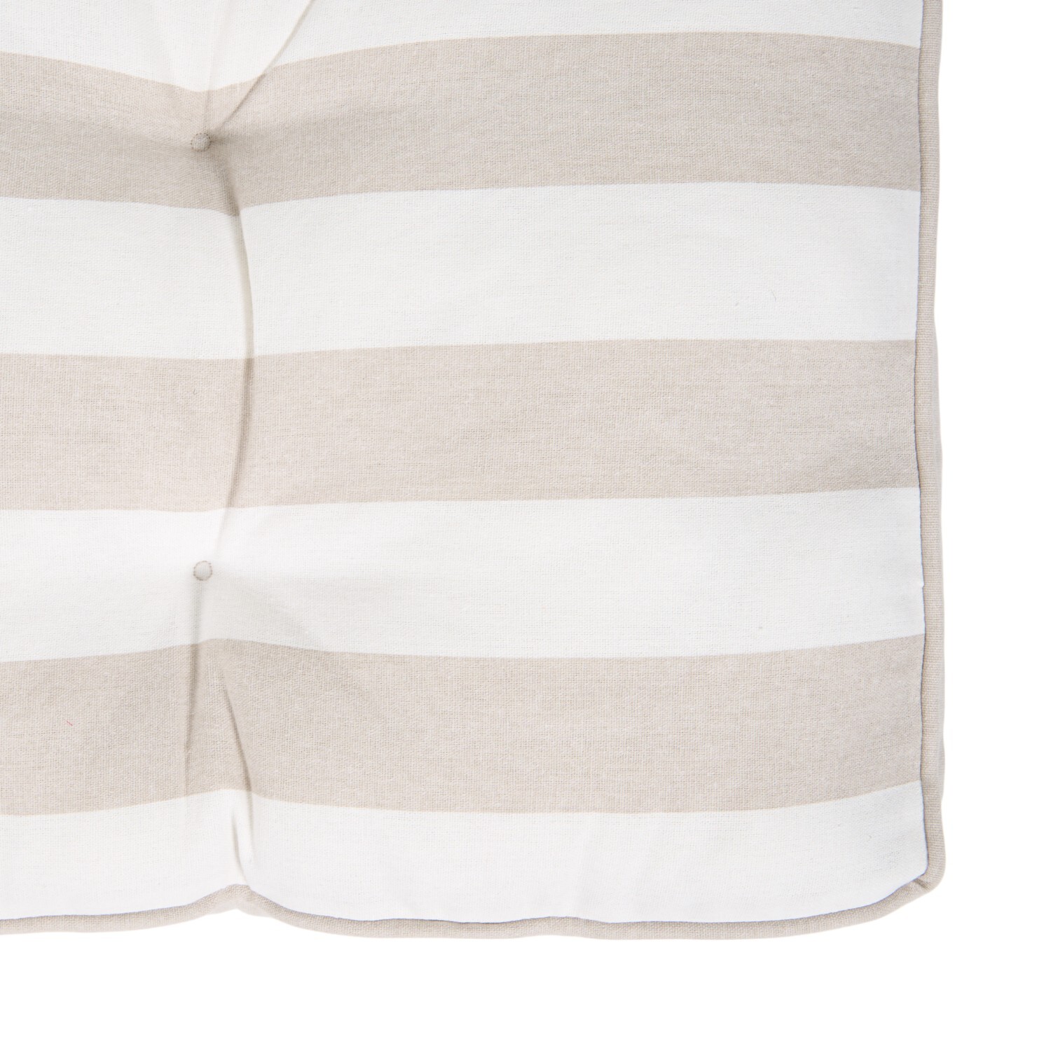 Stripe Bench Pad Taupe Image 4