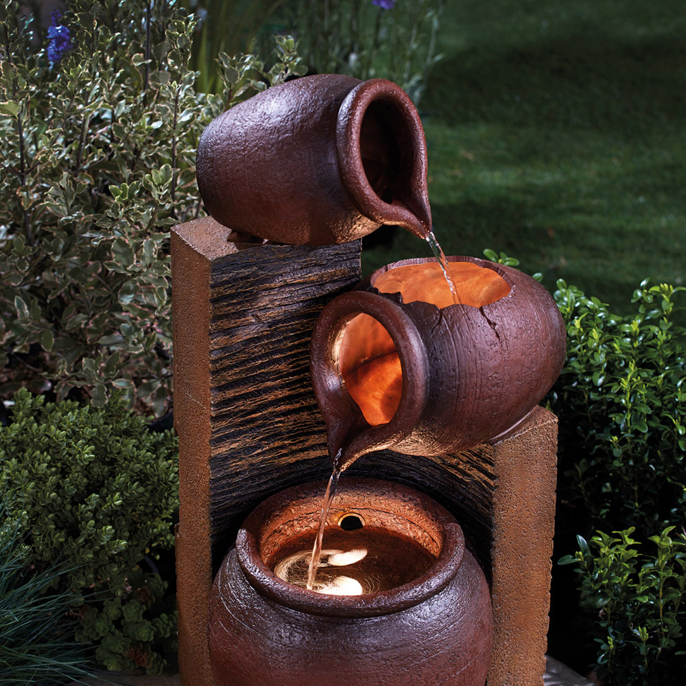 Garden Gear Serenity Tipping Pots Water Feature Image 3