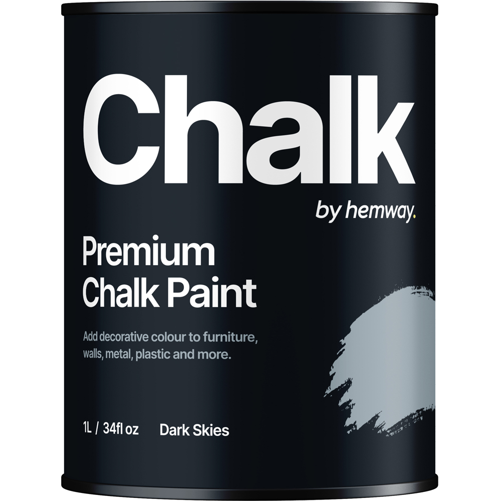 Hemway Dark Skies Furniture and Walls Matt Chalk Paint 1L Image 2