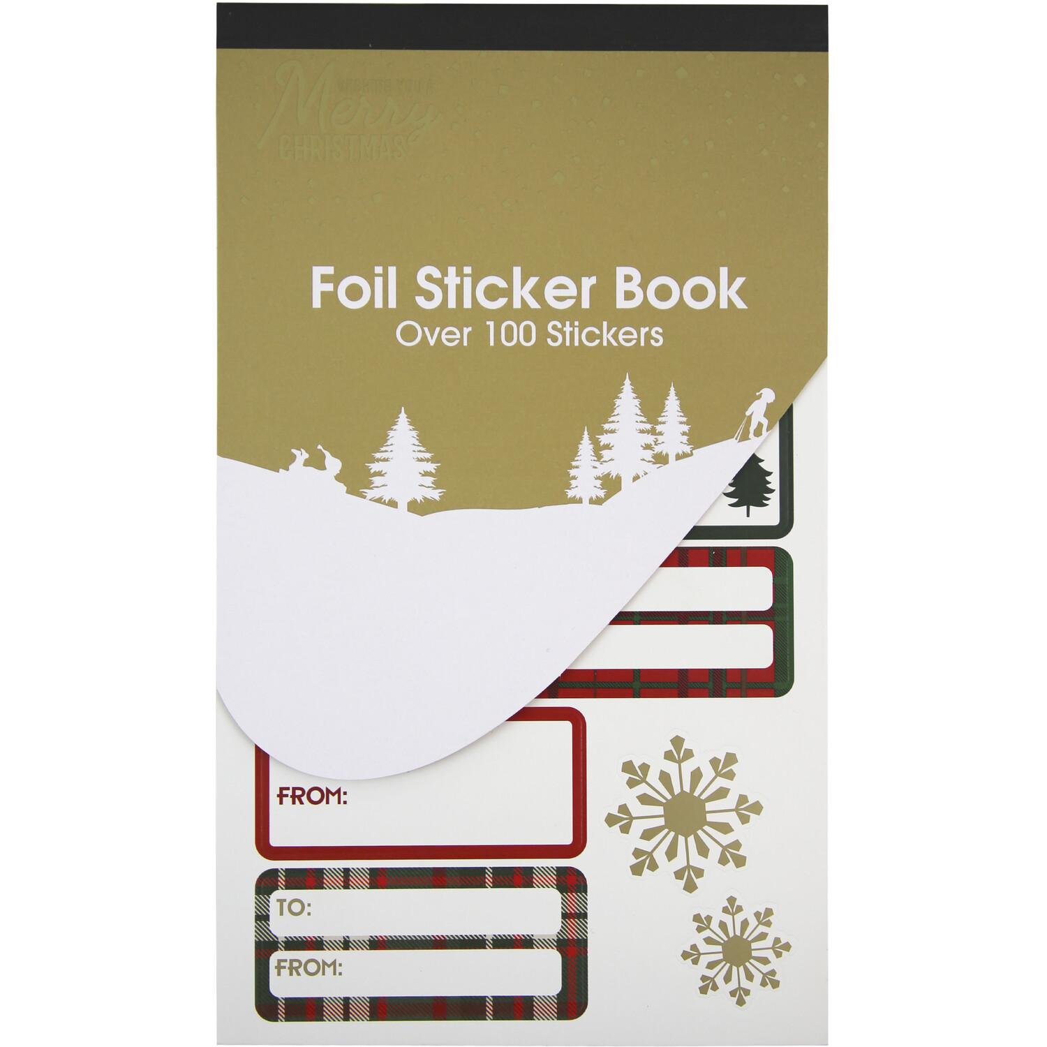 Traditional Sticker Book 100 Stickers Image 1