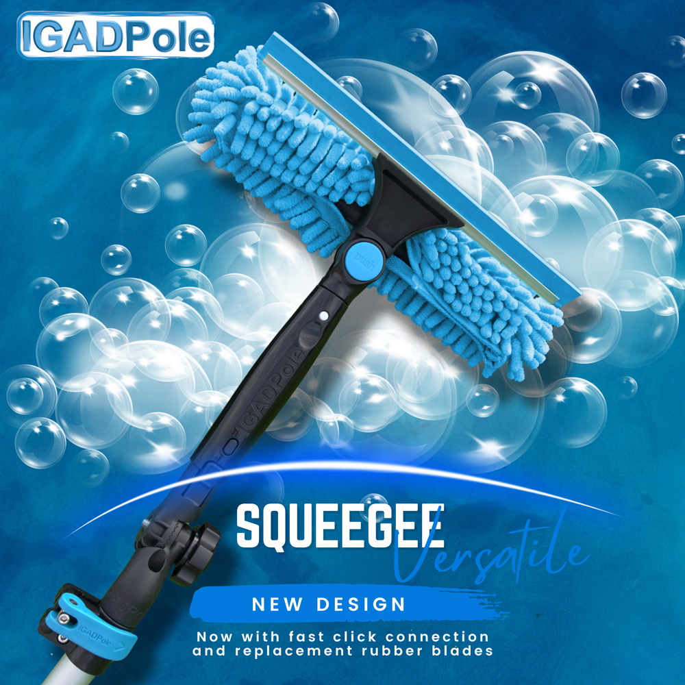 IGAD Pole Extension Pole and Window Squeegee Cleaning Kit 3.6m Image 5