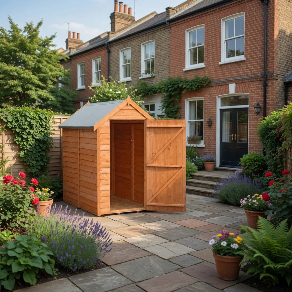 Shire 6 x 4ft Dip Treated Overlap Shed Image 5