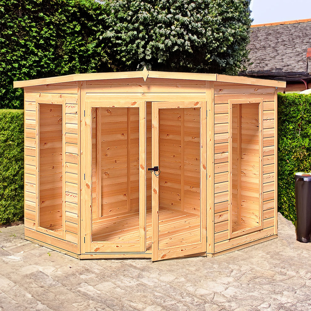 Shire Barclay 7 x 7ft Double Door Traditional Summerhouse Image 2