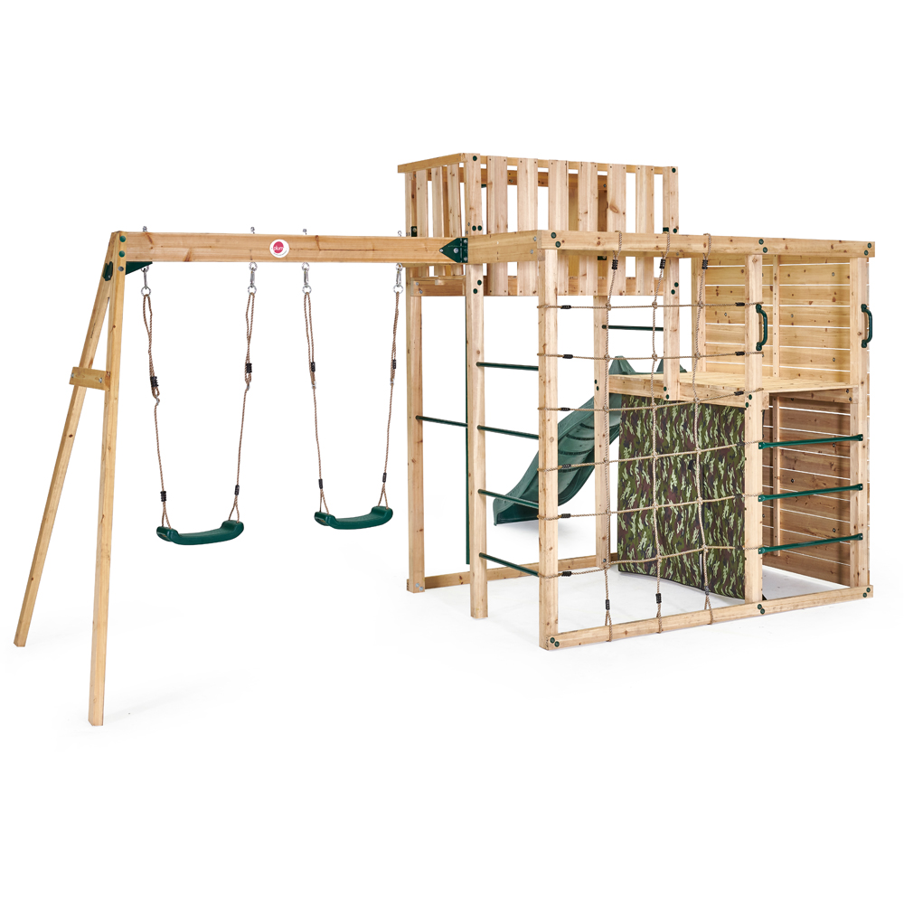 Plum Play Climbing Cube Wooden Playcentre XL with Swing Image 3