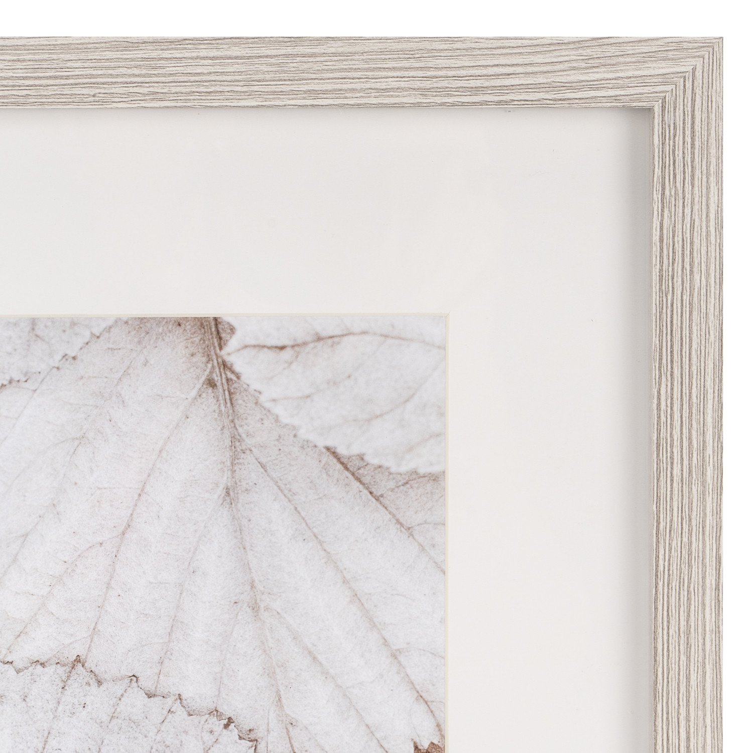 Grey Wood Effect Box Photo Frame 12 x 12 inch Image 2