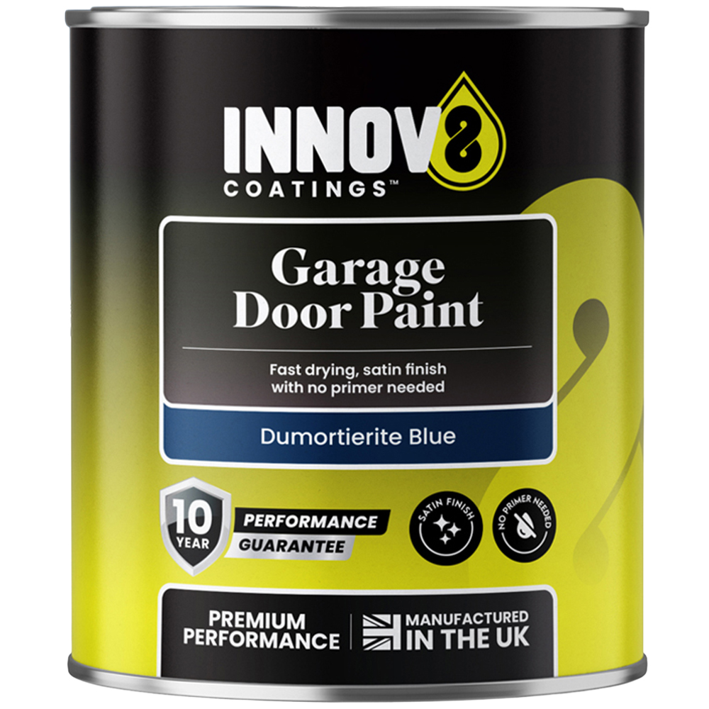 Innov8 Coatings Dumortierite Blue Garage Door Paint 750ml Image 2