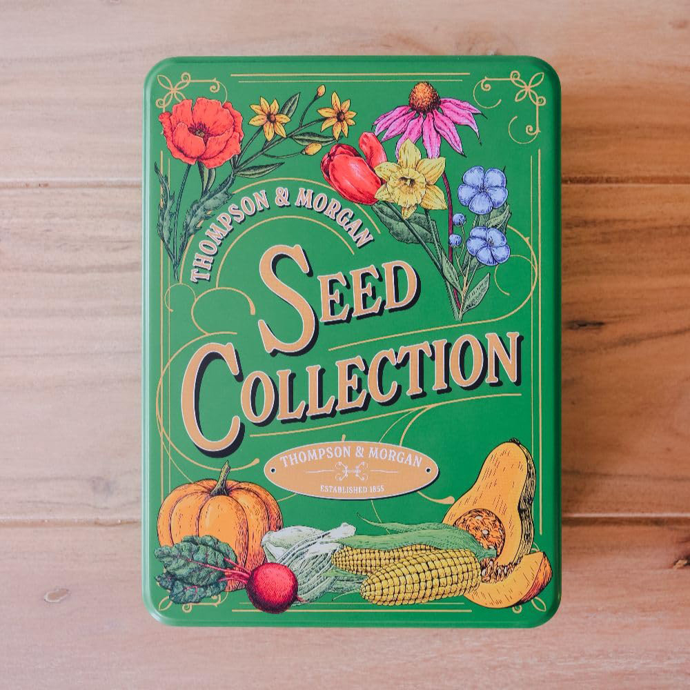 Thompson and Morgan Vegetable Seed Collection Tin 10 Pack Image 2