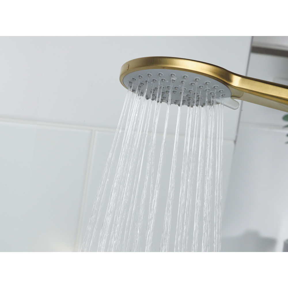 Bristan Molida Brushed Brass Bath Shower Mixer Tap with Handset Image 5