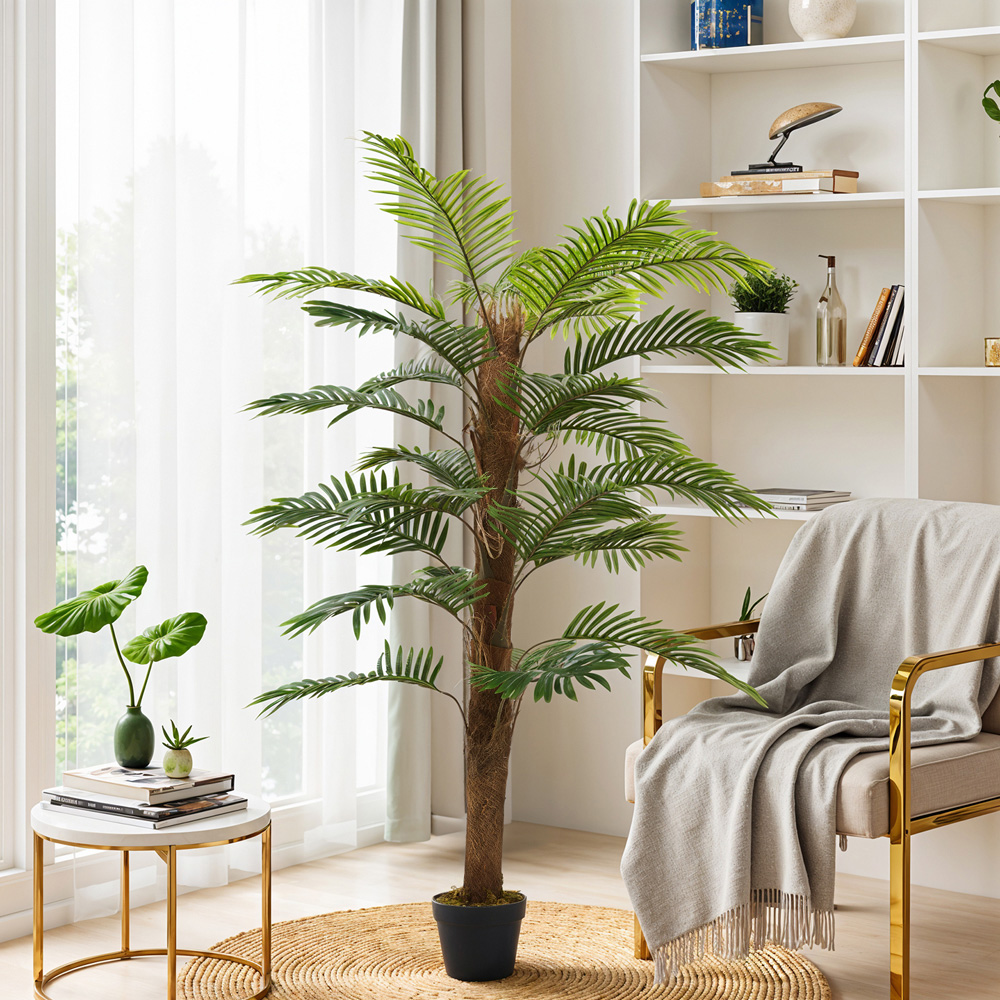 Living and Home Artificial Palm Potted Tree Decoration 160cm Image 2