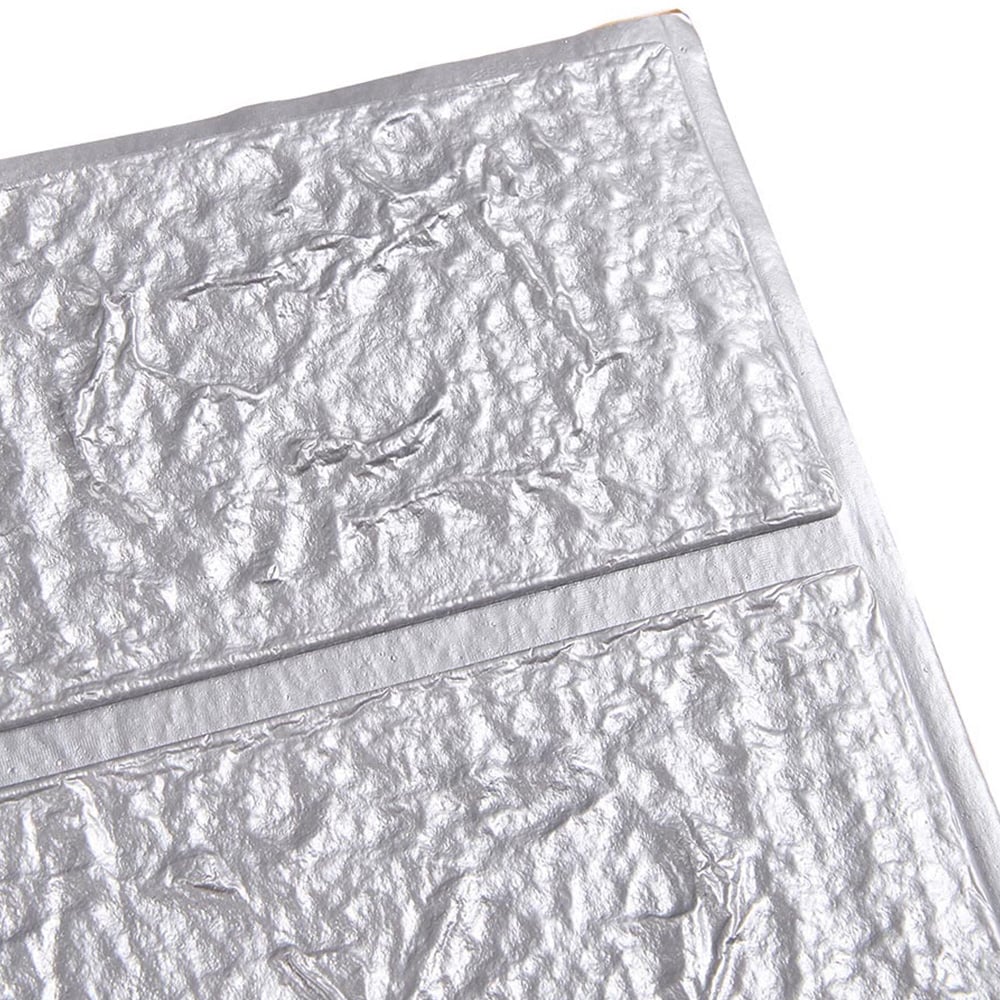 Living and Home 3D Brick Texture Silver Grey Wall Sticker 15 Pack Image 3