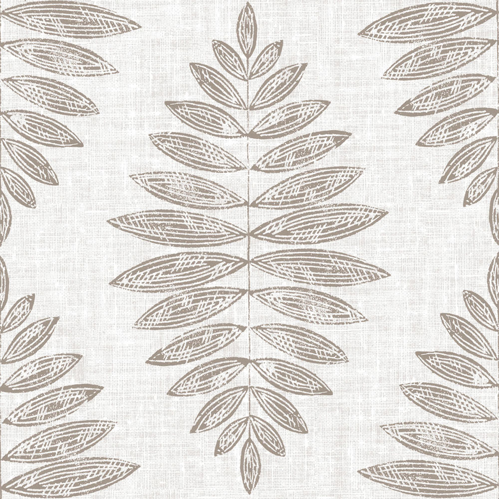 Floorpops Foliage Brown Peel and Stick Floor Tile 30.48 x 30.48cm 10 Pack Image 2