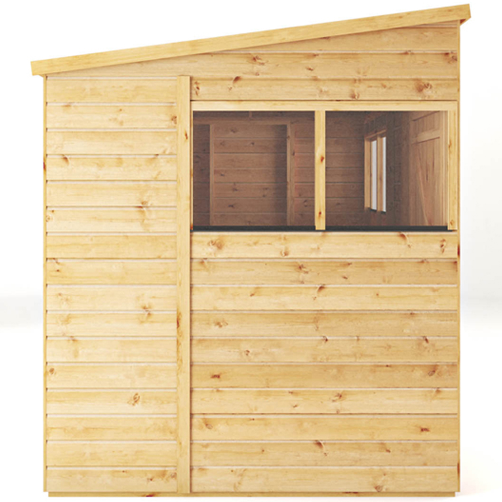 Mercia Woodsman 10 x 6ft Shiplap Pent Shed Image 4