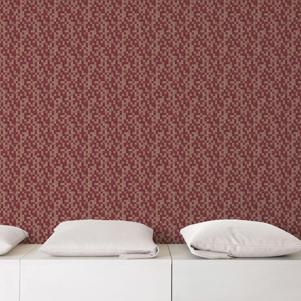 Galerie Natural FX Ceramic Tiles Red Wallpaper Image 2