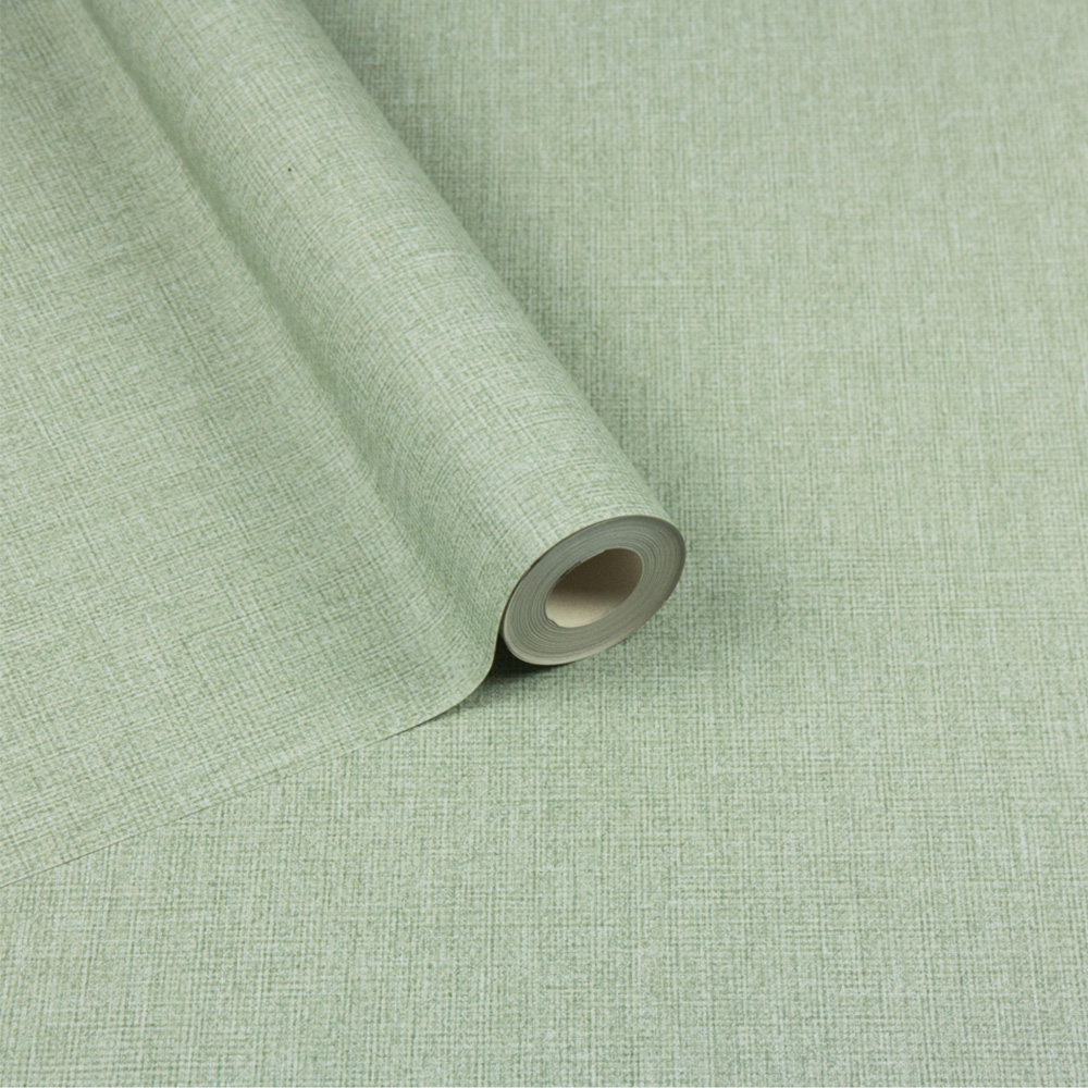 Arthouse Fabric Texture Sage Wallpaper Image 2